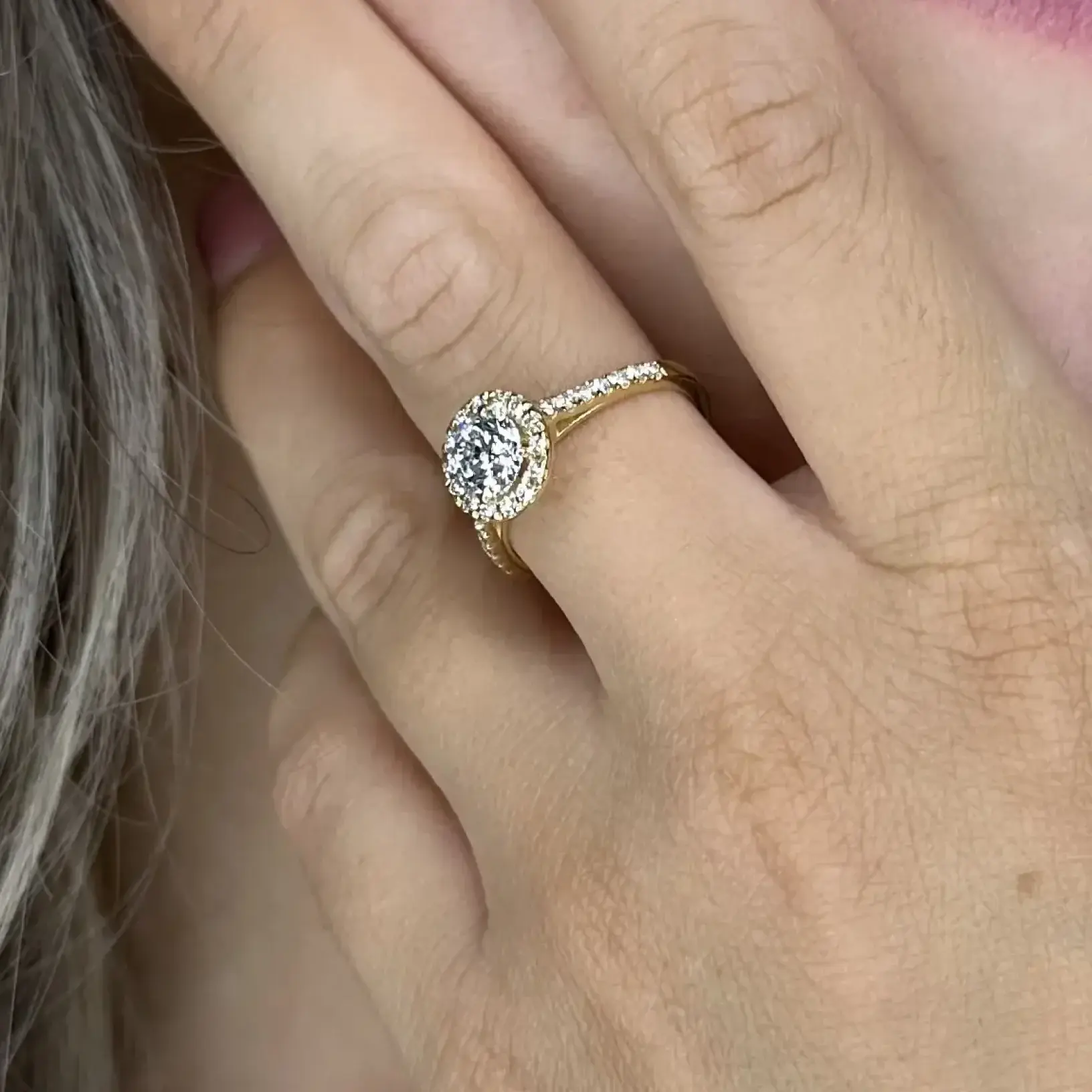 Celestial Halo Engagement Ring - Image 50