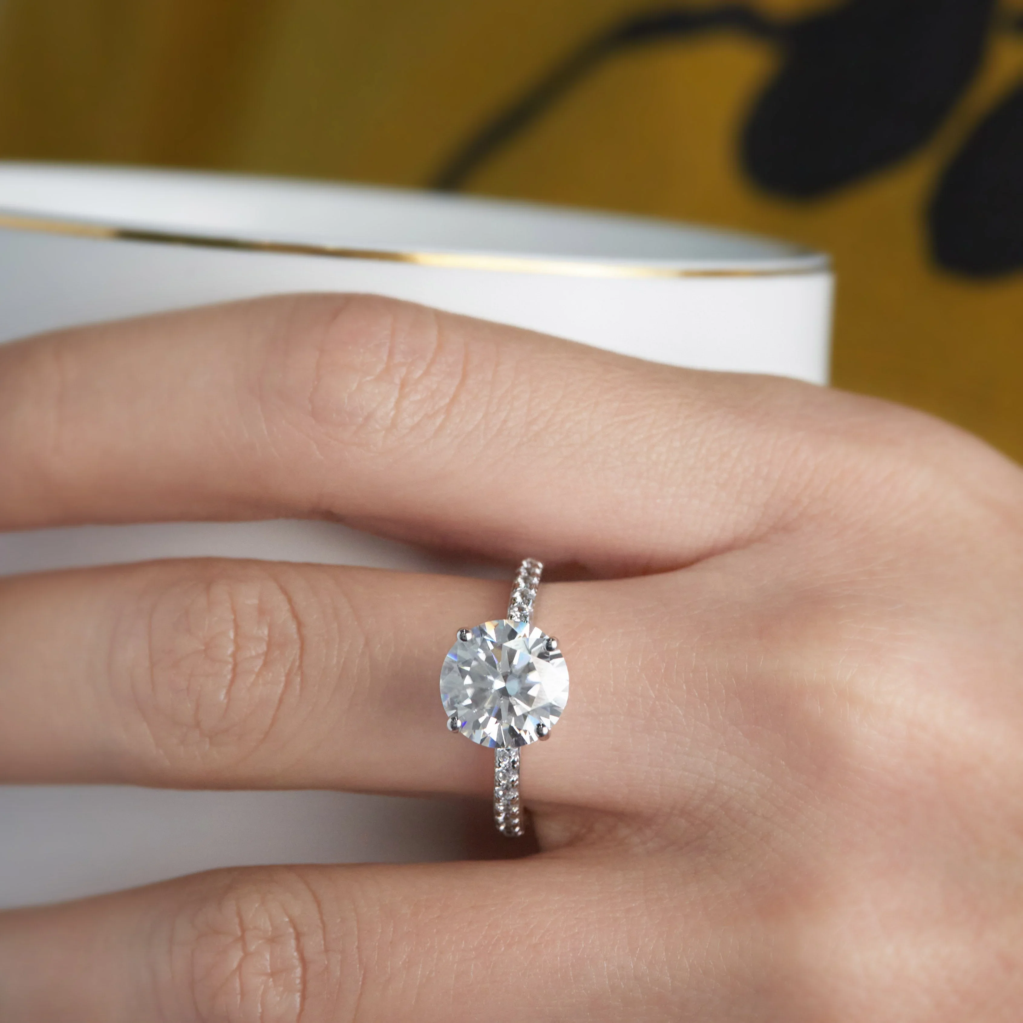 Edle Eleganz Excellent Cut Diamond Ring - Image 3