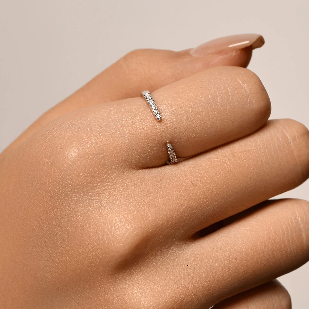 Open Arya Stacking Ring - Image 3