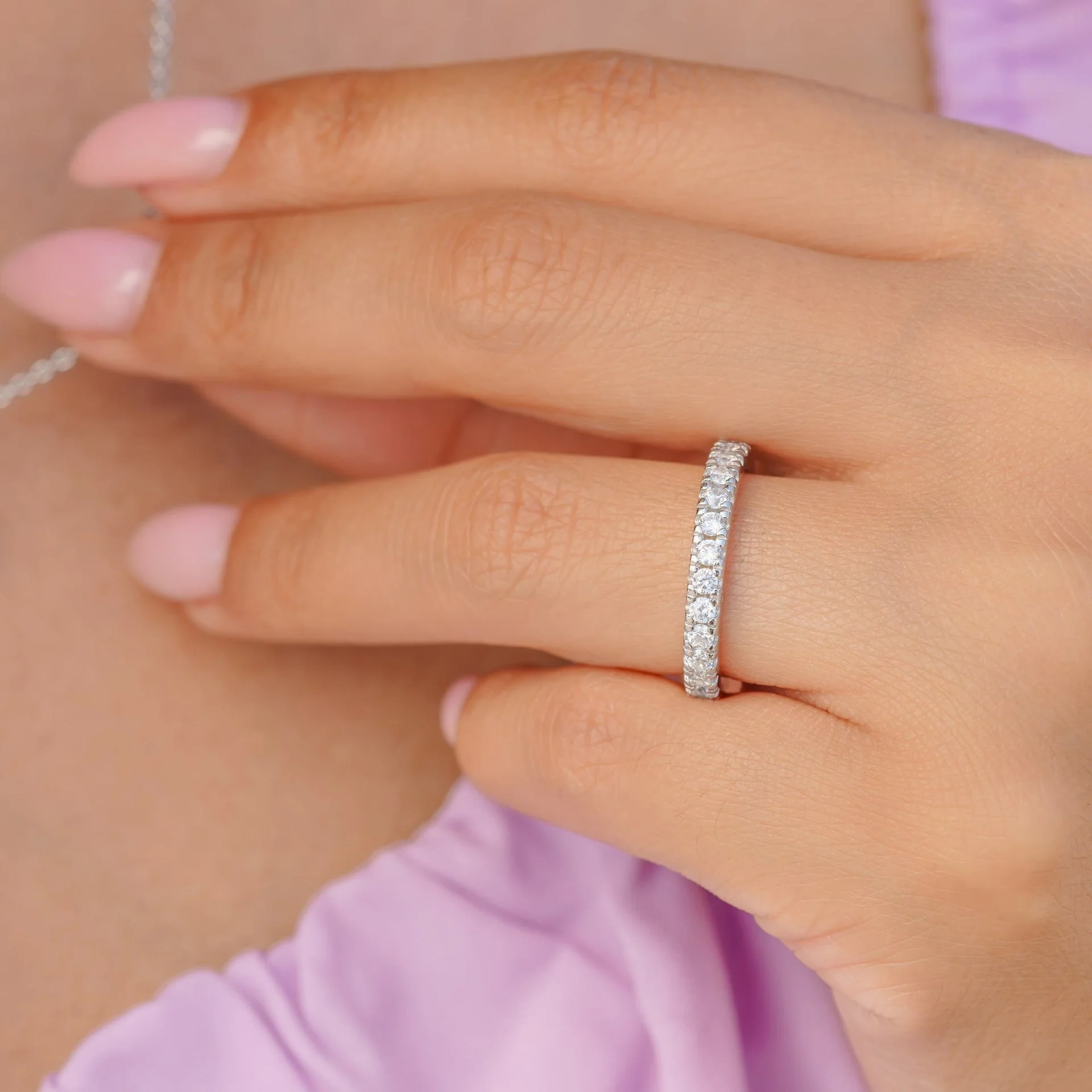 The Jennifer - Moissanite Ring - Image 2